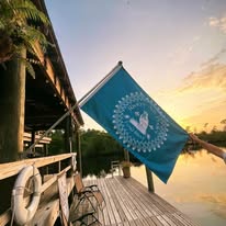 Riviere Aux Poules Dock/House Flag